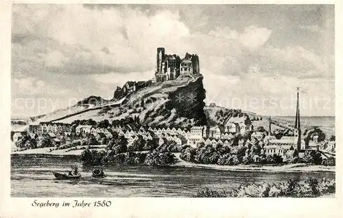 Segeberg_Bad Mittelalterliches Stadtbild mit Burg Segeberg_Bad