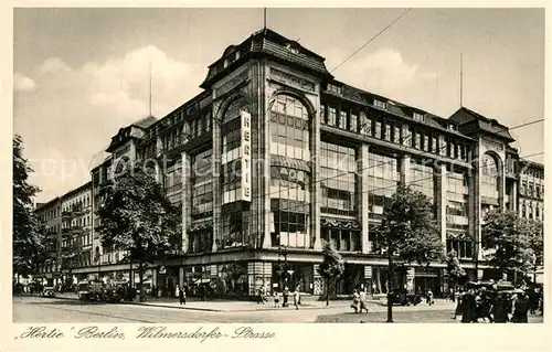 Berlin Wilmersdorfer Strasse Kaufhaus Hertie Berlin