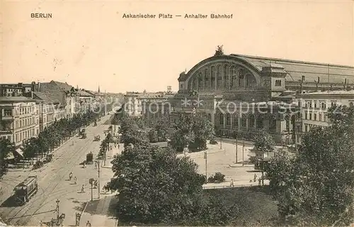 Berlin Askanischer Platz Anhalter Bahnhof Berlin