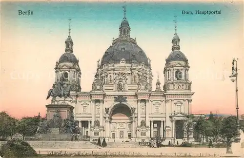 Berlin Dom Hauptportal Berlin