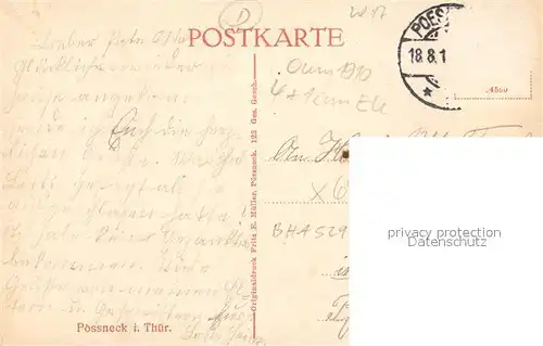 Poessneck Stadtblick Poessneck