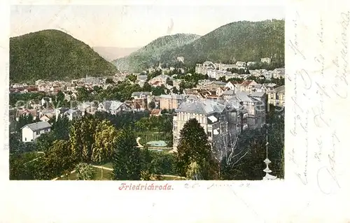 Friedrichroda Stadtblick Friedrichroda