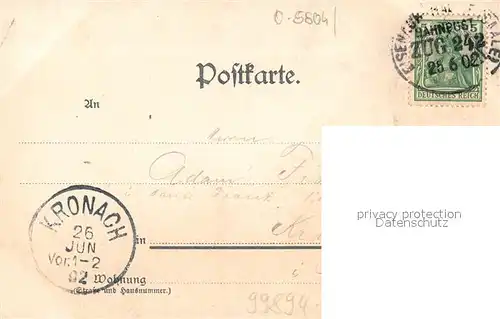 Friedrichroda Stadtblick Friedrichroda