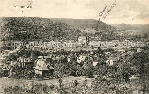 Meiningen_Thueringen Panorama Meiningen Thueringen