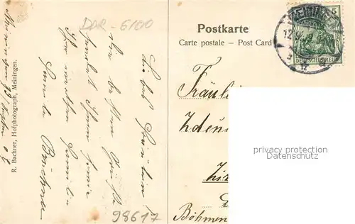 Meiningen_Thueringen Panorama Meiningen Thueringen