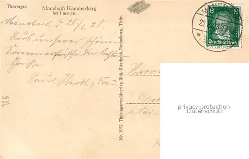 Manebach Kammerberg Manebach