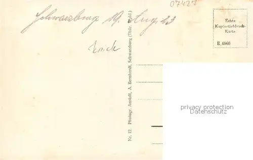 Schwarzburg_Thueringer_Wald Partie an der Kirche Schwarzburg_Thueringer