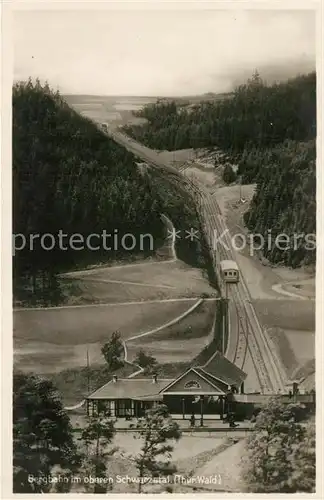 Schwarzatal Bergbahn Panorama Schwarzatal