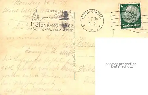 Starnberg_See mit Wetterstein Starnberg See