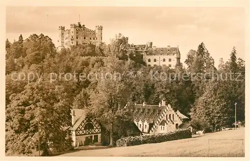 Fuessen_Allgaeu Schloss Hohenschwangau Fuessen Allgaeu
