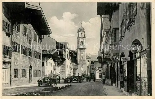 Mittenwald_Bayern Oberer Markt Mittenwald Bayern
