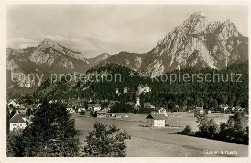 Fuessen_Allgaeu Panorama Fuessen Allgaeu