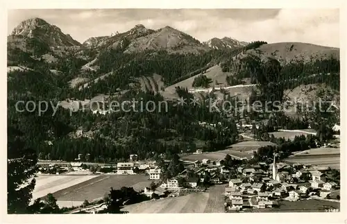 Bayrischzell mit Wendelstein Bayrischzell