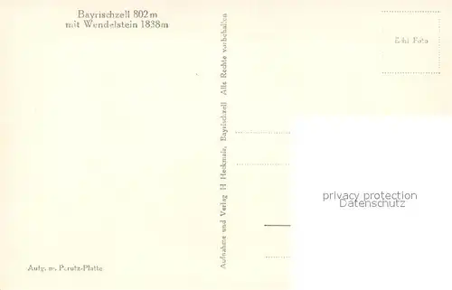 Bayrischzell mit Wendelstein Bayrischzell