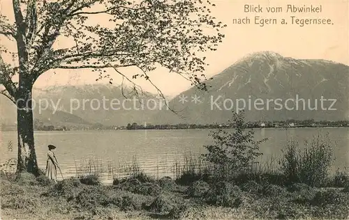 Egern_Tegernsee Blick vom Abwinkel Egern Tegernsee