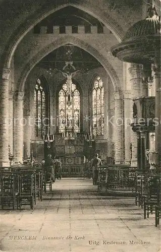 Merkem Binnenste der Kerk Merkem
