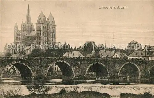 Limburg_Lahn Dom Bruecke Limburg_Lahn