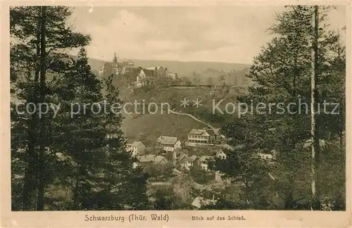 Schwarzburg_Thueringer_Wald Schlossblick Schwarzburg_Thueringer