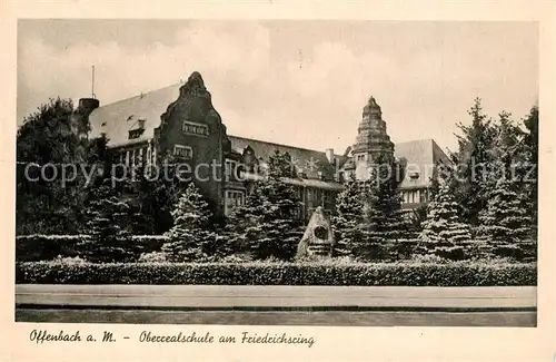 Offenbach_Main Oberrealschule am Friedrichsring Offenbach Main
