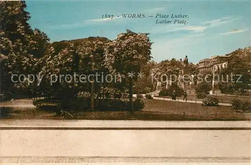 Worms_Rhein Place Luther Lutherplatz Lutherdenkmal Worms Rhein