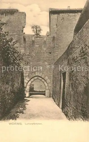 Worms_Rhein Lutherpfoertchen Worms Rhein