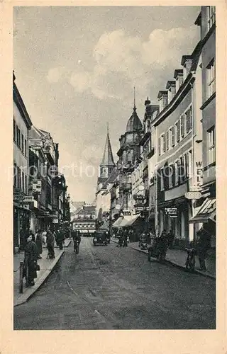 Kaiserslautern Marktstrasse Kupfertiefdruck Kaiserslautern