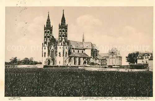 Worms_Rhein Liebfrauenkirche Liebfrauenberg Worms Rhein