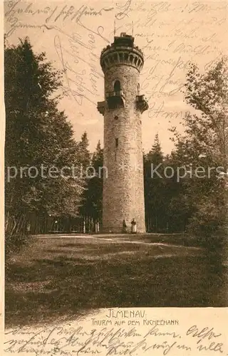 Ilmenau_Thueringen Turm auf dem Kickelhahn Ilmenau Thueringen