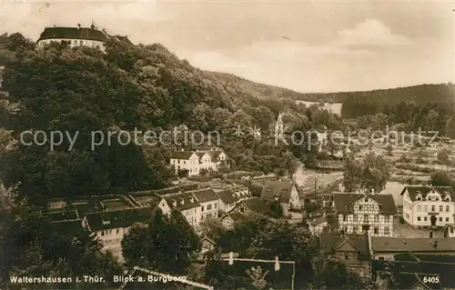 Waltershausen_Gotha Teilansicht mit Burgberg Waltershausen Gotha