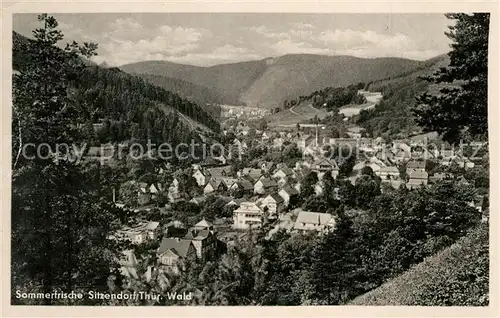 Sitzendorf_Thueringen Panorama Sommerfrische Sitzendorf Thueringen