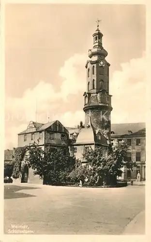 Weimar_Thueringen Schlossturm Weimar Thueringen