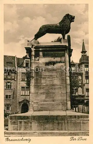 Braunschweig Der Loewe Wahrzeichen Braunschweig