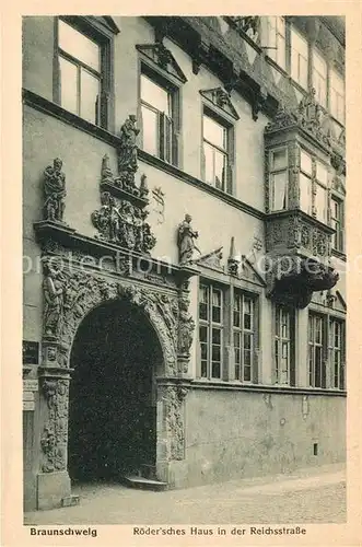 Braunschweig Roeder sches Haus in der Reichsstrasse Historisches Gebaeude Braunschweig
