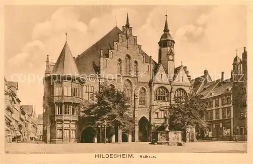 Hildesheim Rathaus 14. Jhdt. Brunnen Hildesheim