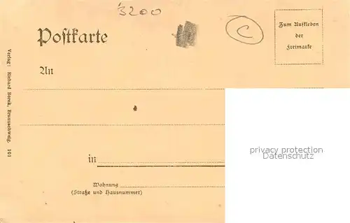 Hildesheim Klein Venedig Haeuserpartie am Wasser Hildesheim