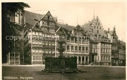 Hildesheim Marktplatz Brunnen Altstadt Hildesheim