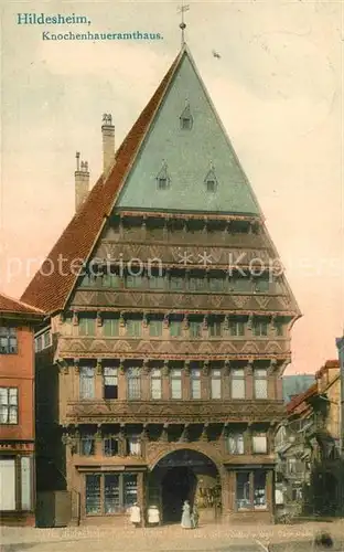 Hildesheim Knochenhaueramtshaus Fachwerkhaus Historisches Gebaeude Hildesheim