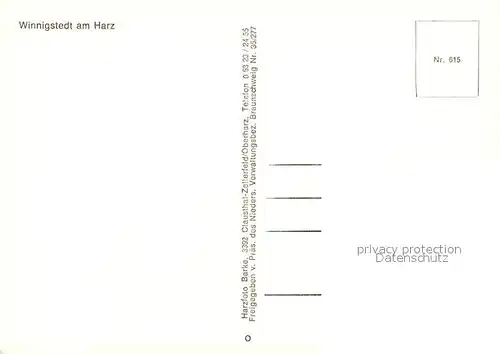 AK / Ansichtskarte Winnigstedt Fliegeraufnahme Winnigstedt