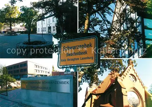 AK / Ansichtskarte Schwarzenbek Gymnasium Fachwerk Kirche Schwarzenbek