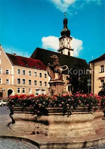 AK / Ansichtskarte Sulzbach Rosenberg Loewenbrunnen am Luitpoldplatz Sulzbach Rosenberg