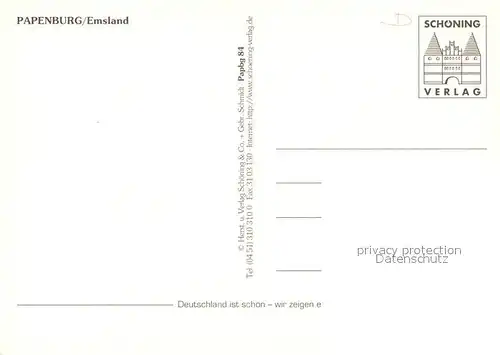 AK / Ansichtskarte Papenburg_Ems Von Velen Anlage Papenburg Ems