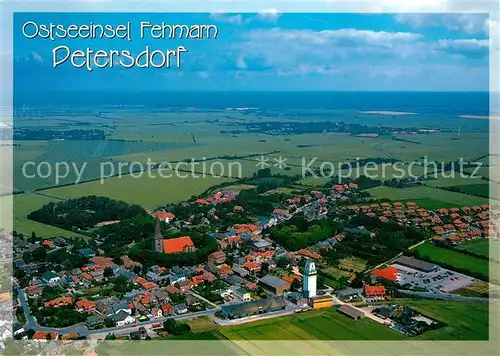 AK / Ansichtskarte Petersdorf_Fehmarn Fliegeraufnahme Petersdorf Fehmarn