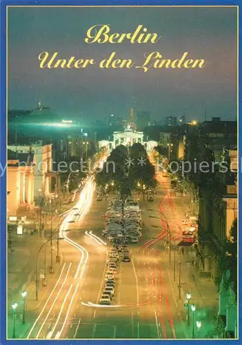 AK / Ansichtskarte Berlin Unter den Linden Berlin