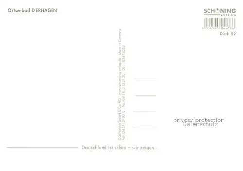 AK / Ansichtskarte Dierhagen_Ostseebad Bootshafen Campingplatz Ostseeklinik Alte Buechnerei Dierhagen_Ostseebad