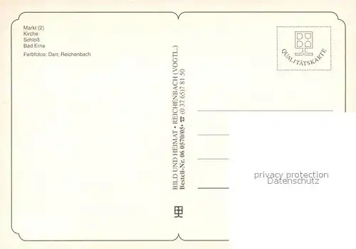 AK / Ansichtskarte Doberlug Kirchhain Markt Kirche Schloss Bad Erna Doberlug Kirchhain