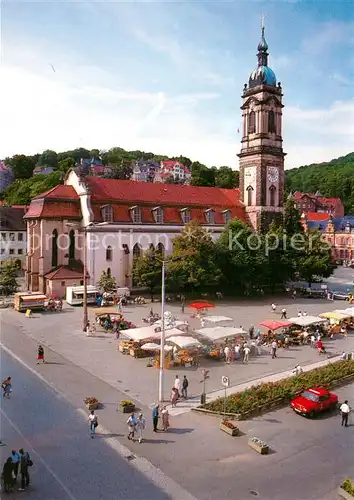 AK / Ansichtskarte Eisenach_Thueringen Markt mit Georgenkirche Eisenach Thueringen