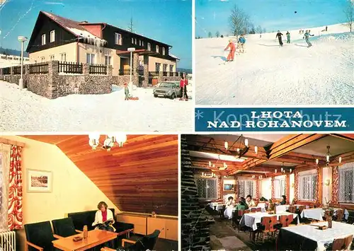 AK / Ansichtskarte Lhota_nad_Rohanovem Rekreacni stredisko Potraviny Zimni rekreacne Vnitrni vybaveni rekreacniho 