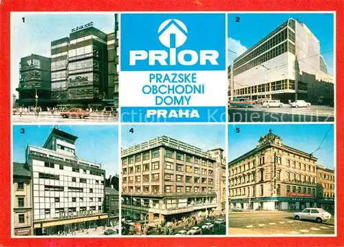 AK / Ansichtskarte Praha_Prahy_Prague Kotva Maj Bila Labut Detsky dum Letna Praha_Prahy_Prague