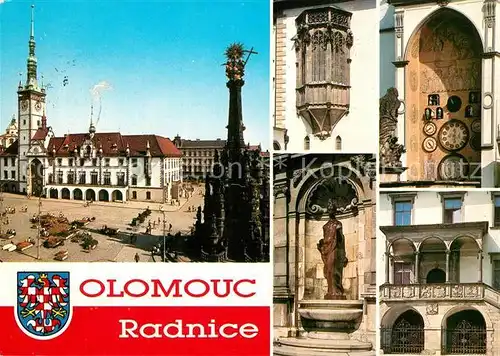 AK / Ansichtskarte Olomouc Radnice Details Olomouc