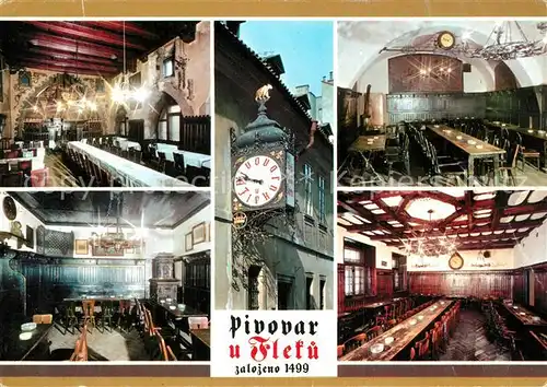 AK / Ansichtskarte Praha_Prahy_Prague Pivovar U Fleku Details Praha_Prahy_Prague